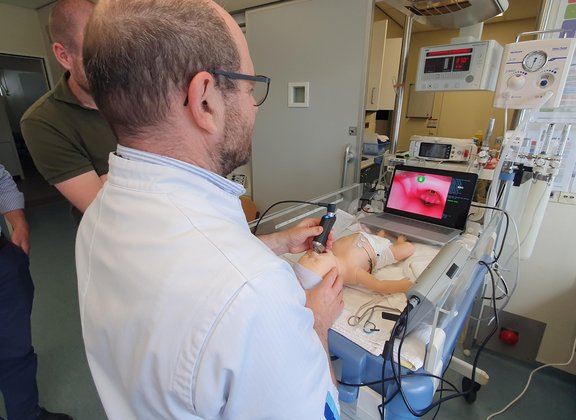 Park assist for artificial respiration