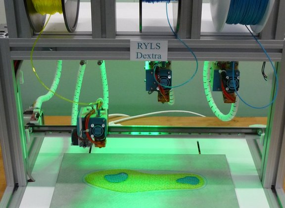 Foot orthoses from a 3D printer