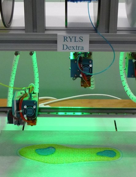 Foot orthoses from a 3D printer
